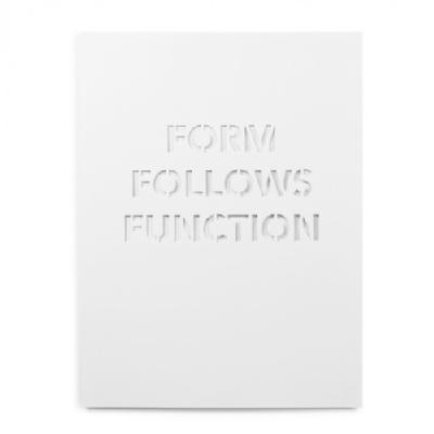 ポスター FORM FOLLOWS FUNCTION -WHITE[30x40]