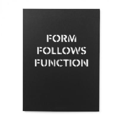ポスター FORM FOLLOWS FUNCTION -BLACK[30x40]