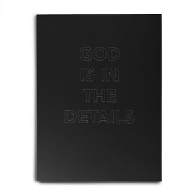 |X^[ GOD IS IN THE DETAILS -BLACK[30x40]